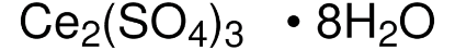 图片 硫酸亚铈(III)八水合物，Cerium(III) sulfate octahydrate；99.999% trace metals basis