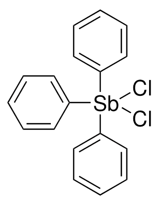 图片 三苯基二氯化锑(V)，Triphenylantimony(V) dichloride；99%