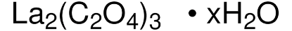 图片 草酸镧(III)水合物，Lanthanum(III) oxalate hydrate；99.99% trace metals basis