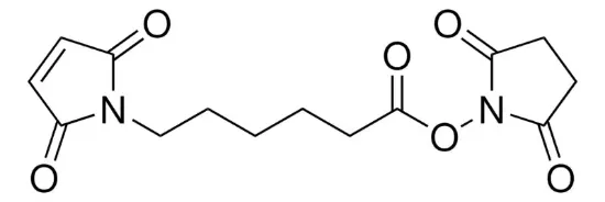 图片 6-(马来酰亚胺基)己酸琥珀酰亚胺酯，6-Maleimidohexanoic acid N-hydroxysuccinimide ester [EMCS]；≥98.0% (HPLC)