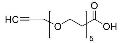 图片 炔丙基-PEG5-酸，Alkyne-PEG5-acid；liquid