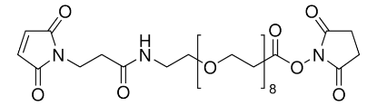 图片 马来酰亚胺-PEG8-琥珀酰亚胺酯，Maleimide-PEG8-succinimidyl ester；liquid