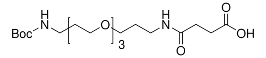 图片 N-Boc-N′-琥珀酰-4,7,10-三氧杂-1,13-十三烷二胺，N-Boc-N′-succinyl-4,7,10-trioxa-1,13-tridecanediamine；95% (HPLC)