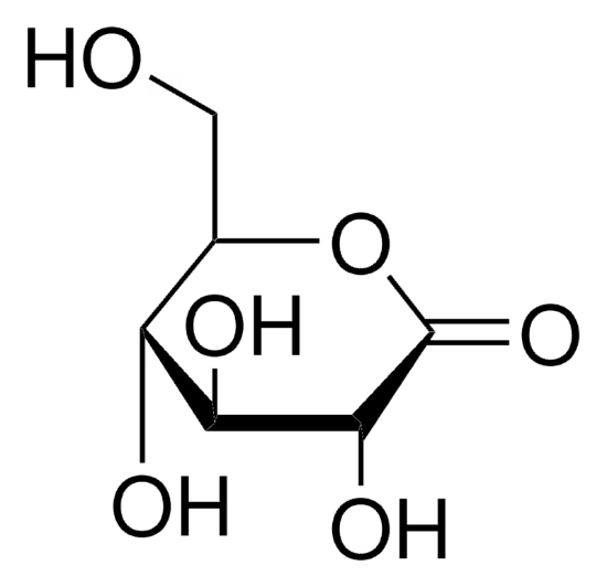 图片 D-(+)-葡萄糖酸δ-内酯 [葡萄糖酸内酯]，D-(+)-Gluconic acid δ-lactone [Gluconolactone]；meets USP testing specifications