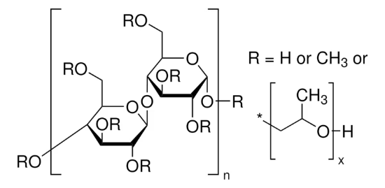 图片 羟丙基甲基纤维素，(Hydroxypropyl)methyl cellulose [HPMC]；average Mn ~10,000