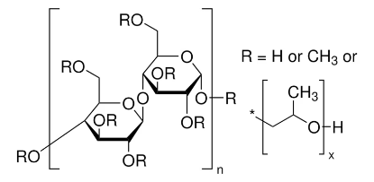 图片 羟丙基甲基纤维素，(Hydroxypropyl)methyl cellulose [HPMC]；viscosity 80-120 cP, 2 % in H2O(20 °C)(lit.)