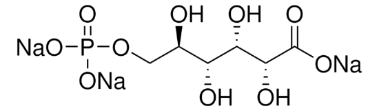 图片 6-磷酸葡萄糖酸三钠盐，6-Phosphogluconic acid trisodium salt [G-6-P-Na3]；≥95%