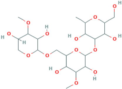 图片 (+)-阿拉伯半乳聚糖，(+)-Arabinogalactan；from larch wood