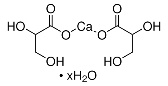 图片 DL-甘油酸半钙水合物，DL-Glyceric acid hemicalcium salt hydrate；≥98%