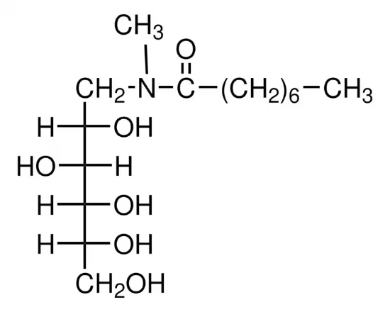 图片 N-辛酰基-N-甲基葡糖胺，N-Octanoyl-N-methylglucamine [MEGA-8, OMEGA]；≥97%