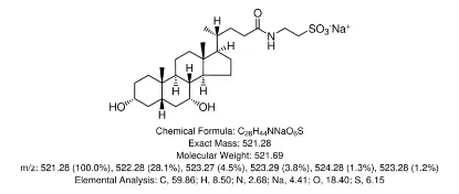 图片 牛磺鹅去氧胆酸钠，Sodium taurochenodeoxycholate；≥95.0% (TLC)