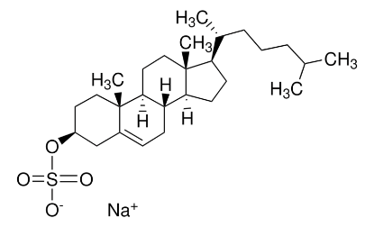 图片 胆甾醇硫酸钠，Sodium cholesteryl sulfate；≥98% (TLC)