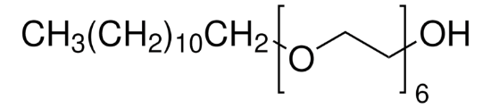 图片 六甘醇十二烷基醚，Hexaethylene glycol monododecyl ether [C12E6]；BioXtra, ≥98.0% (TLC)