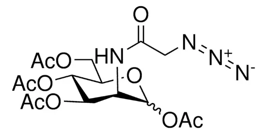 图片 N-叠氮乙酰基甘露糖胺-四酰基化，N-Azidoacetylmannosamine-tetraacylated [Ac4ManNAz]；95%