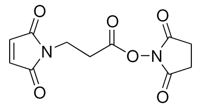 图片 3-(马来酰亚胺基)丙酸N-羟基琥珀酰亚胺酯，3-(Maleimido)propionic acid N-hydroxysuccinimide ester [SMP, BMPS]；≥98.5% (HPLC)