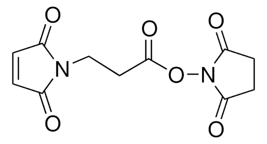 图片 3-(马来酰亚胺基)丙酸N-羟基琥珀酰亚胺酯，3-(Maleimido)propionic acid N-hydroxysuccinimide ester [SMP, BMPS]；≥98.5% (HPLC)