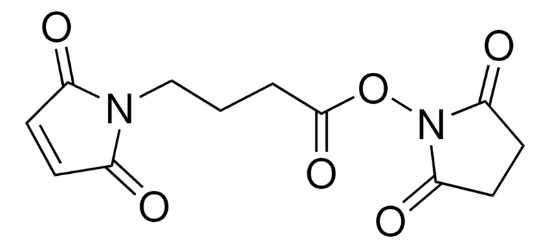 图片 4-马来酰亚胺基丁酸N-羟基琥珀酰亚胺酯，4-Maleimidobutyric acid N-hydroxysuccinimide ester [GMBS]；≥90% (HPLC)