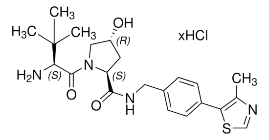 图片 (S,R,S)-AHPC盐酸盐，(S,R,S)-AHPC hydrochloride；≥97%