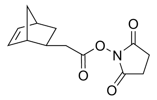 图片 5-降冰片烯-2-乙酸琥珀酰亚胺酯，5-Norbornene-2-acetic acid succinimidyl ester；97%