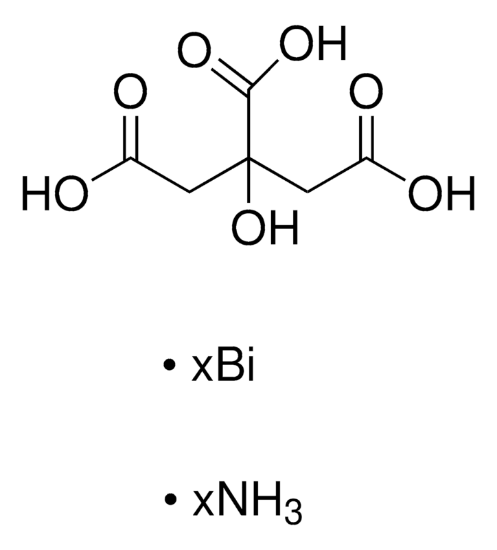 图片 柠檬酸铋铵，Ammonium bismuth citrate；base ingredient for culture media