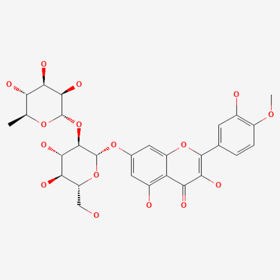 图片 柽柳黄素-7-O-新橙皮糖苷，Tamarixetin 7-O-neohesperidoside；≥98%