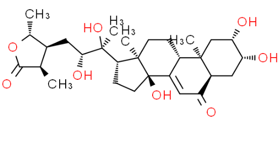 图片 25-Epi-28-epi-杯苋甾酮，25,28-Di-epi-cyasterone；≥98%