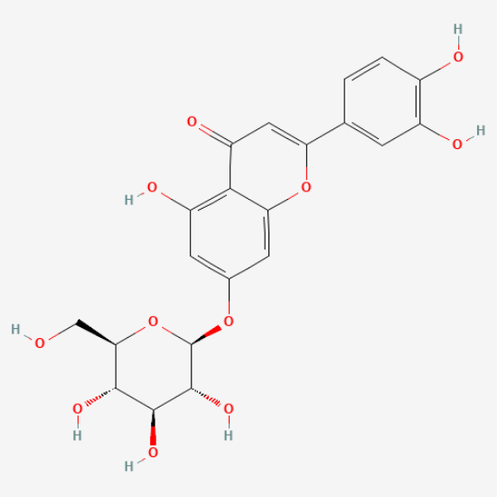 图片 木犀草苷，Luteolin 7-O-glucoside；≥98%