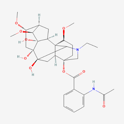 图片 冉乌头碱 [羟基高乌碱]，Ranaconitine；≥98%