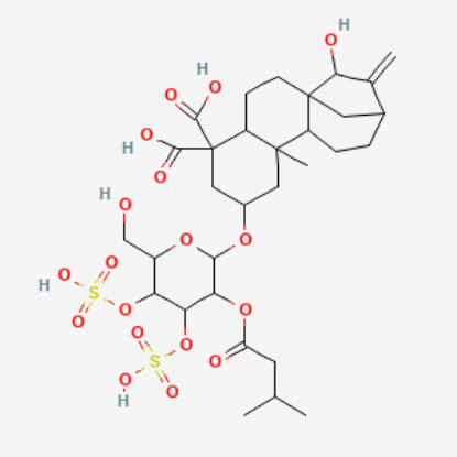 图片 羧基苍术苷三钾盐，Carboxyatractylate；≥98%