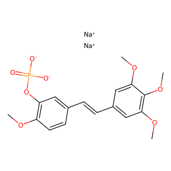 图片 康普瑞汀磷酸二钠 (微管蛋白抑制剂)，Fosbretabulin disodium；≥99%