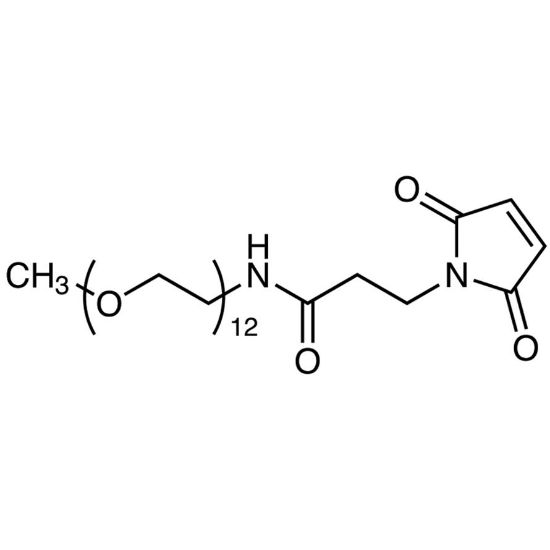 图片 甲基-PEG12-马来酰亚胺，Methyl-PEG12-Maleimide；≥96%(HPLC)