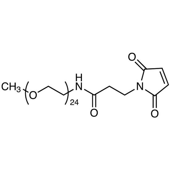 图片 甲基-PEG24-马来酰亚胺，Methyl-PEG24-Maleimide；≥95.0%(HPLC)