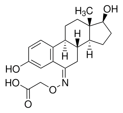 图片 β-雌二醇-6-酮6-(O-羧甲基肟)，β-Estradiol-6-one 6-(O-carboxymethyloxime)； ≥98.00% (TLC)