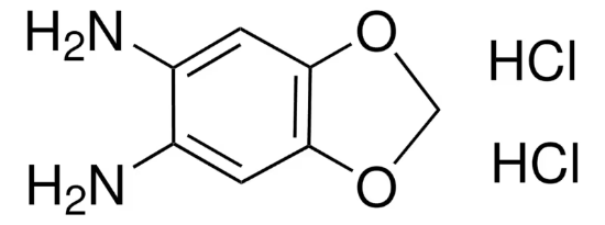 图片 4,5-亚甲二氧基-1,2-苯二胺二盐酸盐，4,5-Methylenedioxy-1,2-phenylenediamine dihydrochloride [MDB]；Fluorogenic reagent, ≥98% (HPLC)