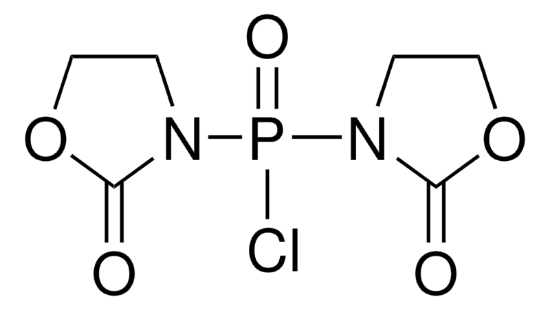 图片 双(2-氧代-3-噁唑烷基)次磷酰氯，Bis(2-oxo-3-oxazolidinyl)phosphinic chloride [BOP-Cl]；≥97.0% (AT)