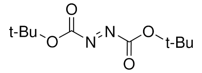 图片 偶氮二甲酸二叔丁酯，Di-tert-butyl azodicarboxylate [DBAD]；98%