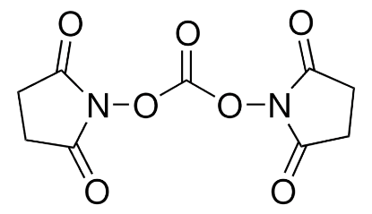 图片 N,N′-二琥珀酰亚胺碳酸酯，N,N′-Disuccinimidyl carbonate [DSC]；≥95%