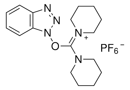 图片 (苯并三氮唑-1-基氧基)二哌啶碳六氟磷酸盐，O-Benzotriazol-1-yl-N,N,N′,N′-bis(pentamethylene)uronium hexafluorophosphate [HBPipU]；98%