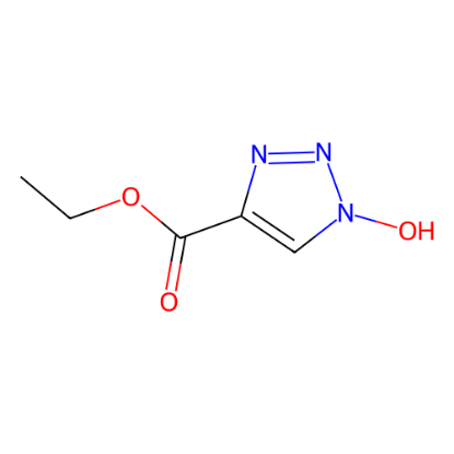 图片  1-羟基-1H-1,2,3-三唑-4-羧酸乙酯，Ethyl 1-Hydroxy-1H-1,2,3-triazole-4-carboxylate [HOCT]；≥99.0%(HPLC)