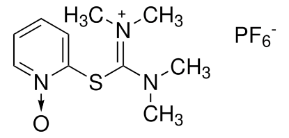 图片 S-(1-氧代-2-吡啶基)-N,N,N′,N′-四甲基硫脲六氟磷酸盐，S-(1-Oxido-2-pyridyl)-N,N,N′,N′-tetramethylthiuronium hexafluorophosphate [HOTT]；≥98.0%