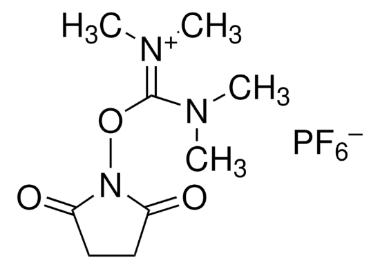 图片 N,N,N′,N′-四甲基脲-O-(N-琥珀酸亚胺基)六氟磷酸盐，N,N,N′,N′-Tetramethyl-O-(N-succinimidyl)uronium hexafluorophosphate [HSTU]；≥99.0% (TLC/N)