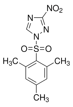 图片 2,4,6-三甲基苯磺酰基-3-硝基1,2,4-三唑，1-(2-Mesitylenesulfonyl)-3-nitro-1H-1,2,4-triazole [MSNT]；99%