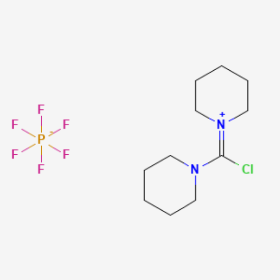 图片 氯代二哌啶碳鎓六氟磷酸盐，Chloro-dipiperidinocarbenium hexafluorophosphate [PipClU]；≥99%