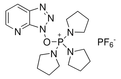 图片 六氟磷酸(7-氮杂苯并三唑-1-氧基)三吡咯烷磷，(7-Azabenzotriazol-1-yloxy)tripyrrolidinophosphonium hexafluorophosphate [PyAOP]；96%