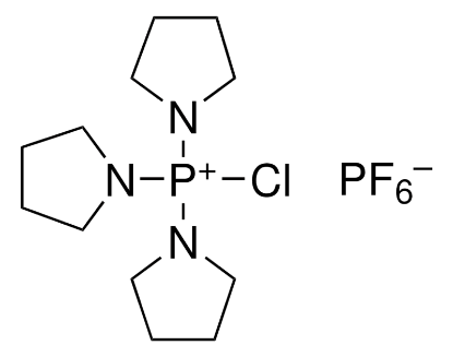 图片 氯代三吡咯烷基鏻六氟磷酸盐，Chlorotripyrrolidinophosphonium hexafluorophosphate [PyCloP]；≥98.0% (AT)
