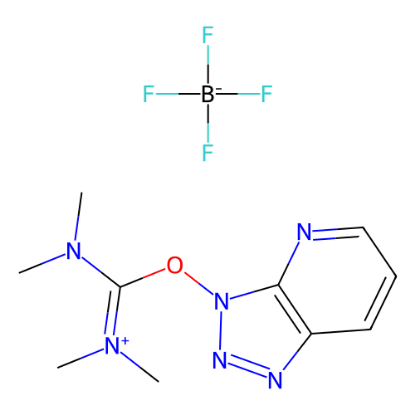 图片 2-(7-氮杂苯并三氮唑)-N,N,N',N'-四甲基脲四氟硼酸盐，O-(7-Azabenzotriazole-1-yl)-N,N,N',N'-tetramethyluronium tetrafluoroborate [TATU]；≥98%
