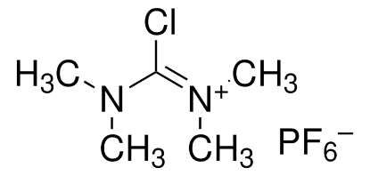 图片 N,N,N′,N′-四甲基氯甲脒六氟磷酸盐，Chloro-N,N,N′,N′-tetramethylformamidinium hexafluorophosphate [TCFH]；≥98.0% (T)