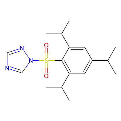 图片  1-(2,4,6-三异丙基苯磺酰)-1,2,4-三唑，1-(2,4,6-Triisopropylphenylsulfonyl)-1,2,4-triazole [TPST]；≥98.0%(HPLC)