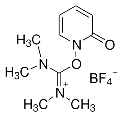 图片 O-(2-氧代-1(2H)吡啶基)-N,N,N′,N′-四甲基脲四氟硼酸盐，O-(2-Oxo-1(2H)pyridyl)-N,N,N′,N′-tetramethyluronium tetrafluoroborate [TOPPyU, TPTU]；≥99.0% (HPLC)