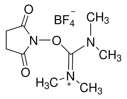 图片 N,N,N′,N′-四甲基-O-(N-琥珀酰亚胺)脲四氟硼酸盐，N,N,N′,N′-Tetramethyl-O-(N-succinimidyl)uronium tetrafluoroborate [TSTU]；97%